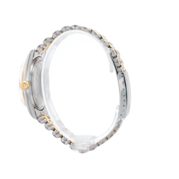 Rolex Datejust 1601 36mm Silver  Index Dial Fluted Bezel Jubilee Folded Band - Picture 3 of 9